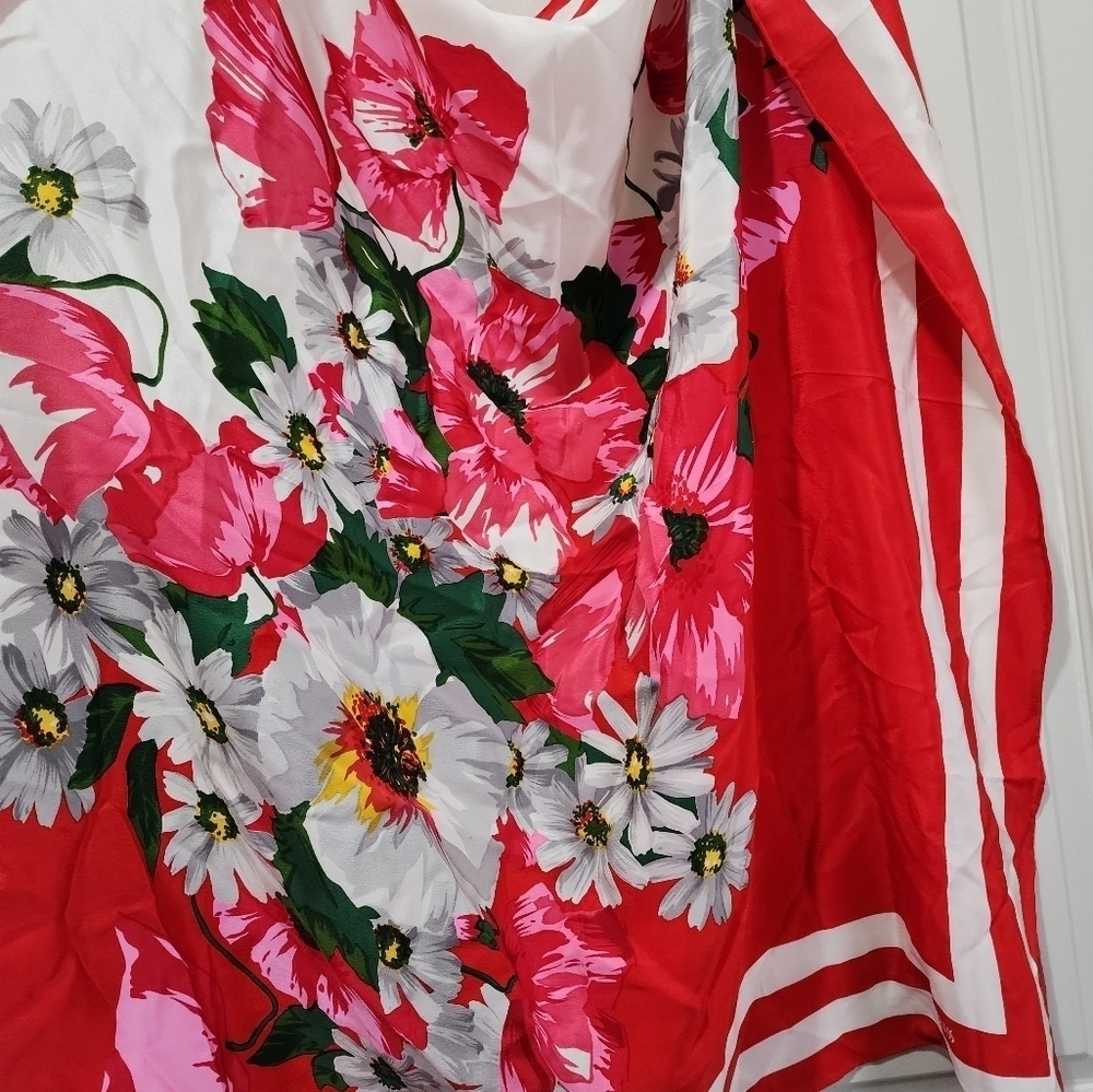 Vtg Bill Blass Silk Scarf